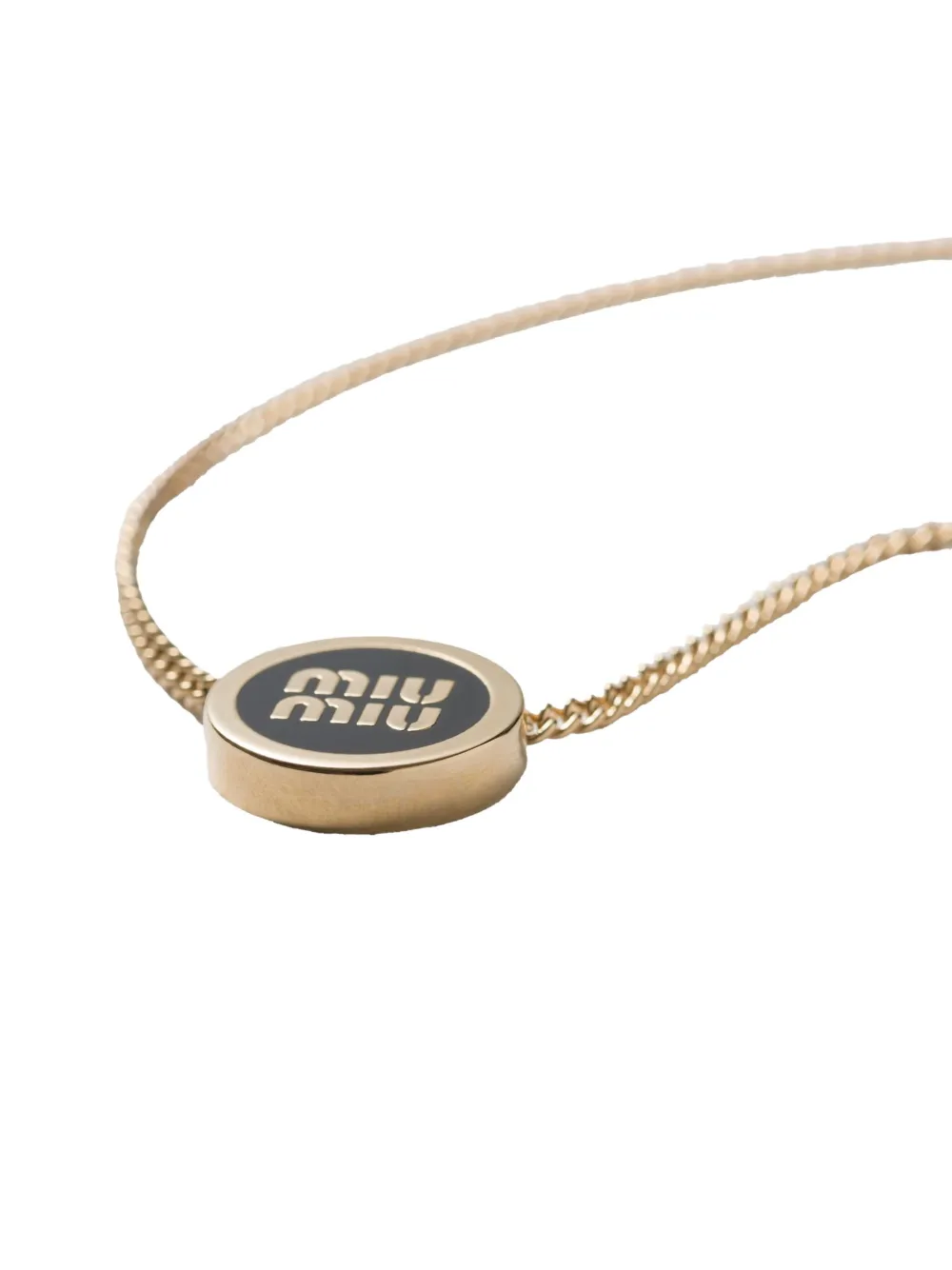 Miu Miu logo-pendant necklace | Image 2