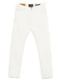 Moorer Pavel-Sim jeans - White