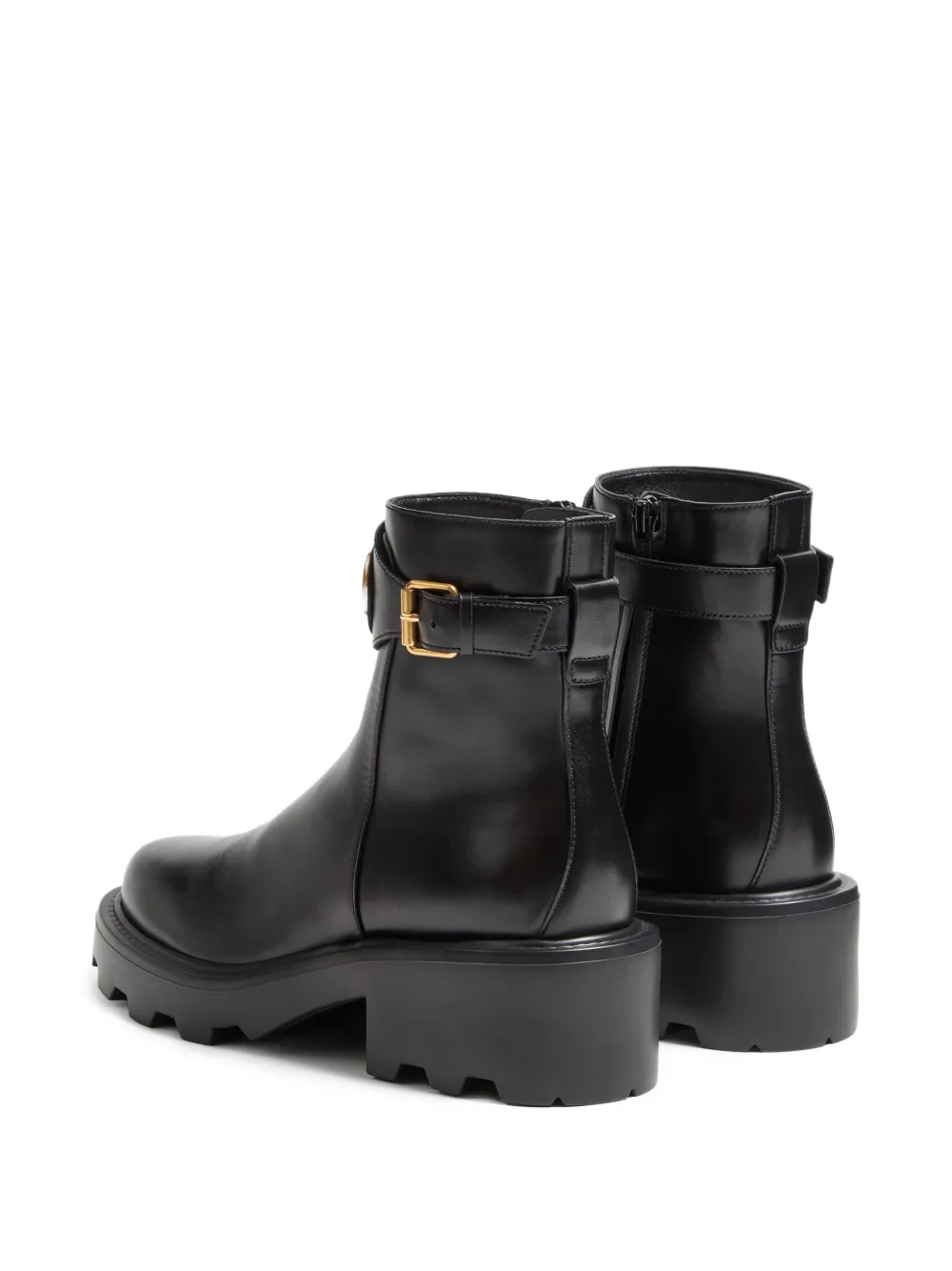 Valentino Garavani 55mm VLogo Signature buckle-fastening ankle boots Black