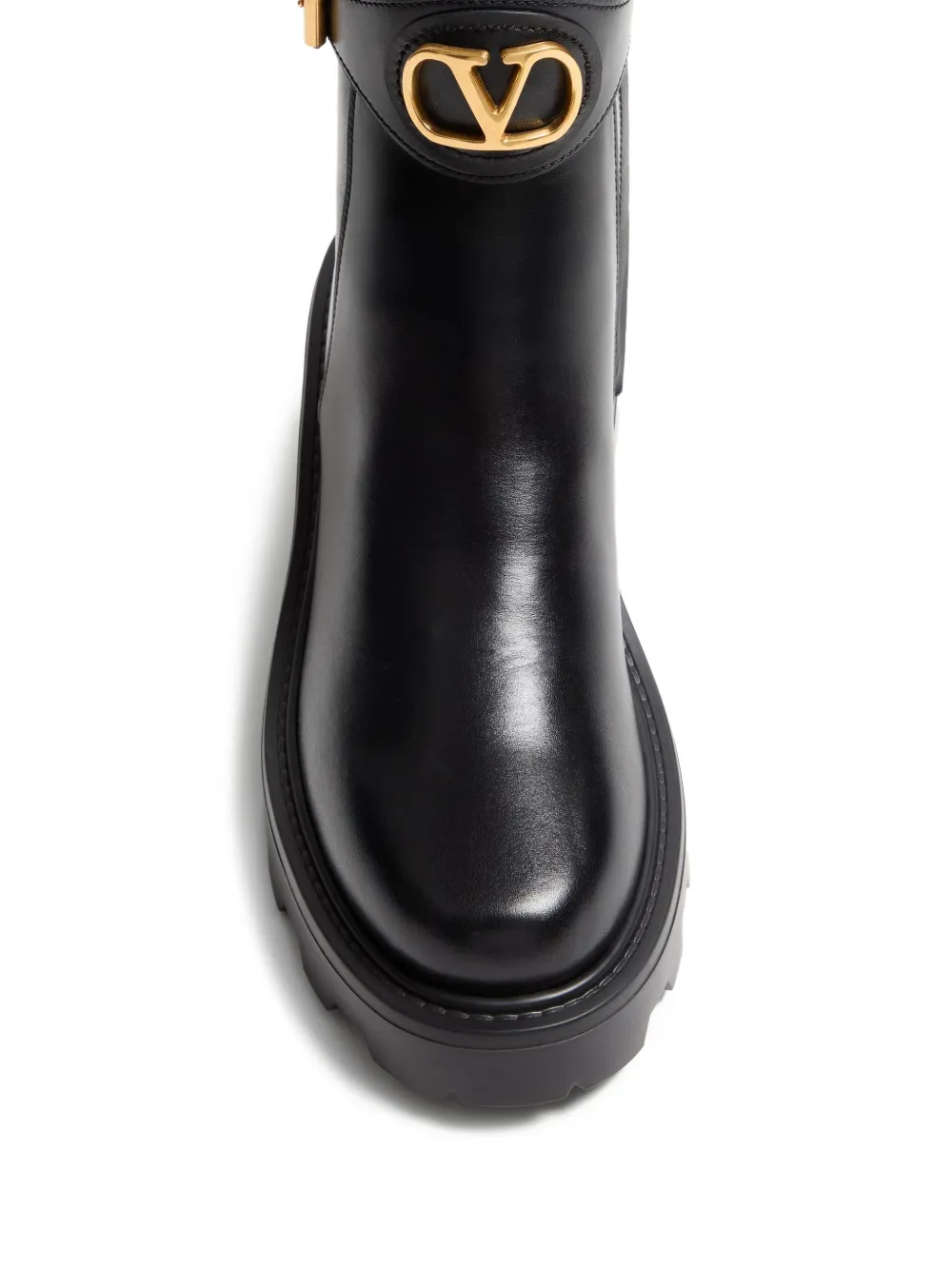 Valentino Garavani 55mm VLogo Signature buckle-fastening ankle boots Black