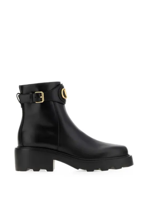 Valentino Garavani 55mm VLogo Signature buckle-fastening boots