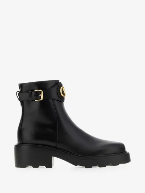 Valentino Garavani 55mm VLogo Signature buckle-fastening boots