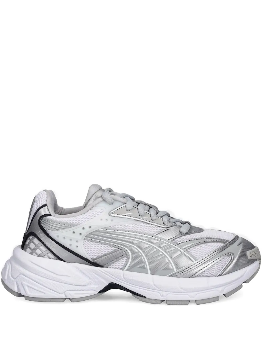PUMA Velophasis metallic panelled sneakers Grey
