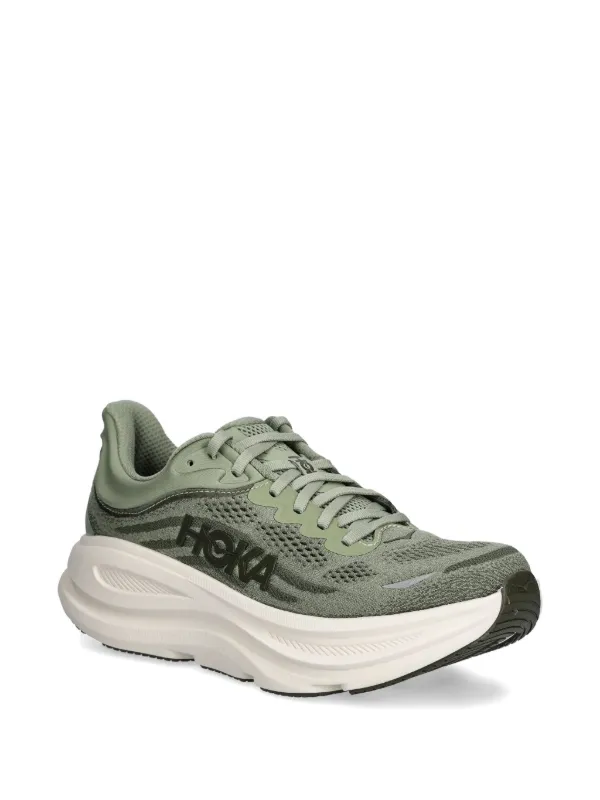 HOKA ボンダイ9 26cm カーキ HOKA Bondi 9 スニーカー | グリーン | FARFETCH JP