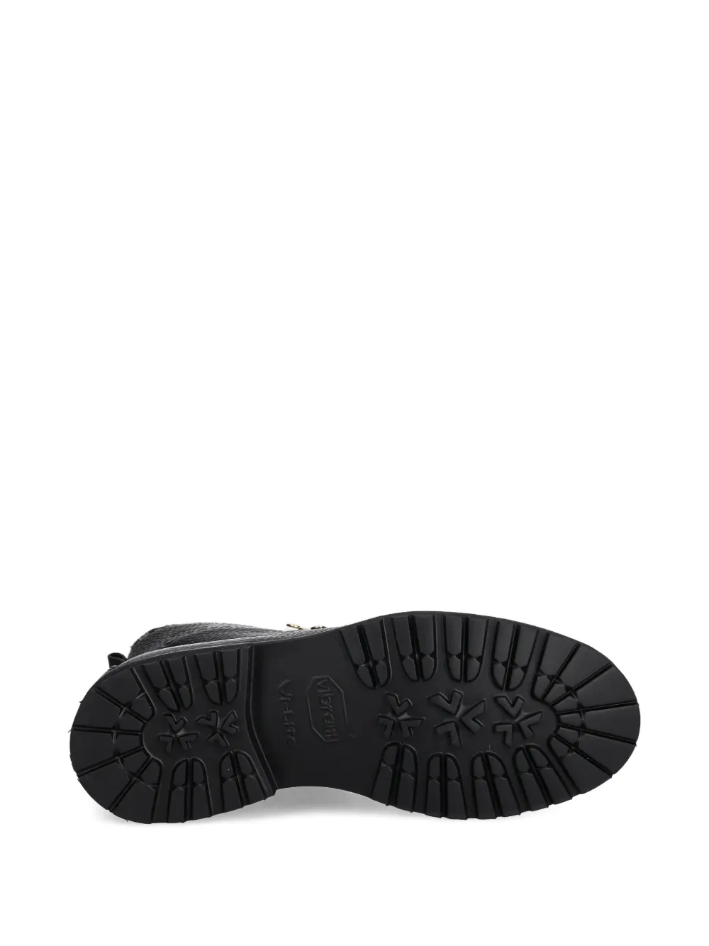 Fracap enkellaarzen met veters Zwart