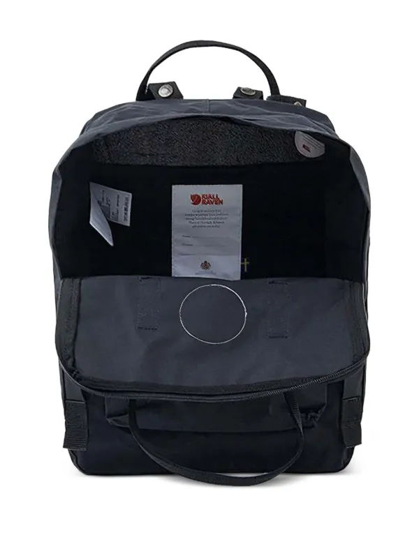 Fjällräven Kånken Logo Backpack | Black | FARFETCH