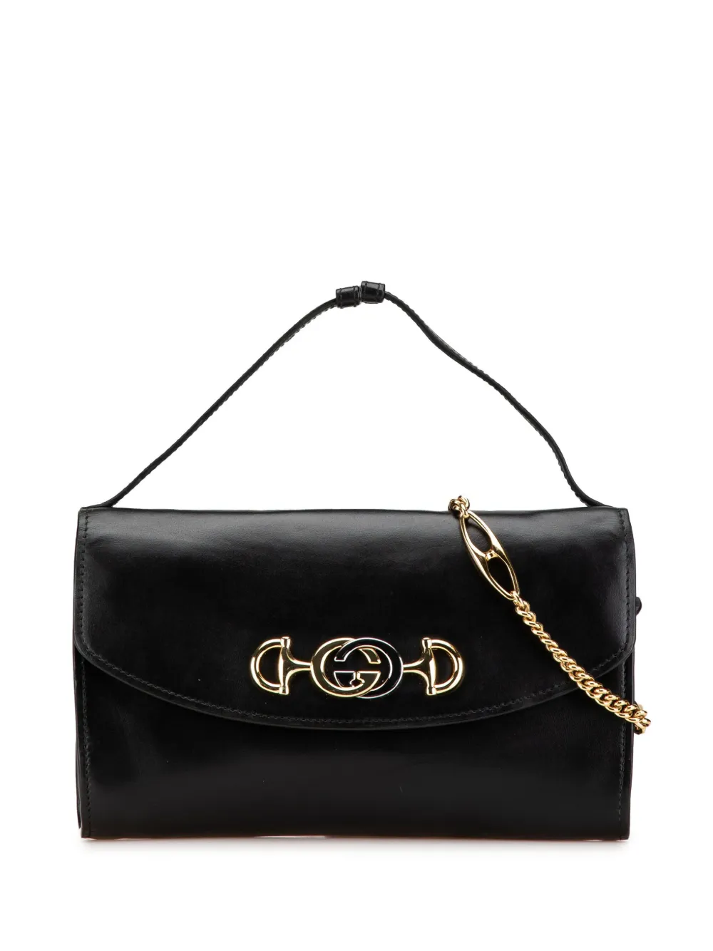 Gucci Pre-Owned Borsa a tracolla Zumi piccola in pelle 2000-2015 | nero | Image 1