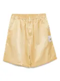 Maison MIHARA YASUHIRO logo-patch shorts - Metallic