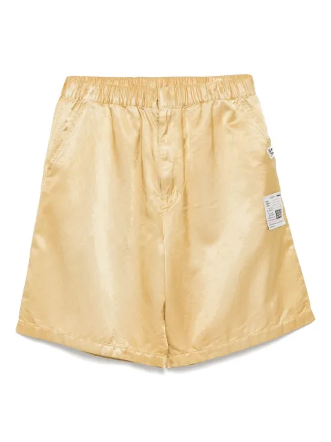 Maison MIHARA YASUHIRO bermudas con parche del logo