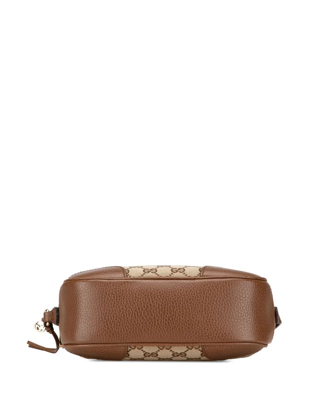 Pre-owned Gucci 2000-2015 Gg Canvas Bree Crossbody Bag In 褐色