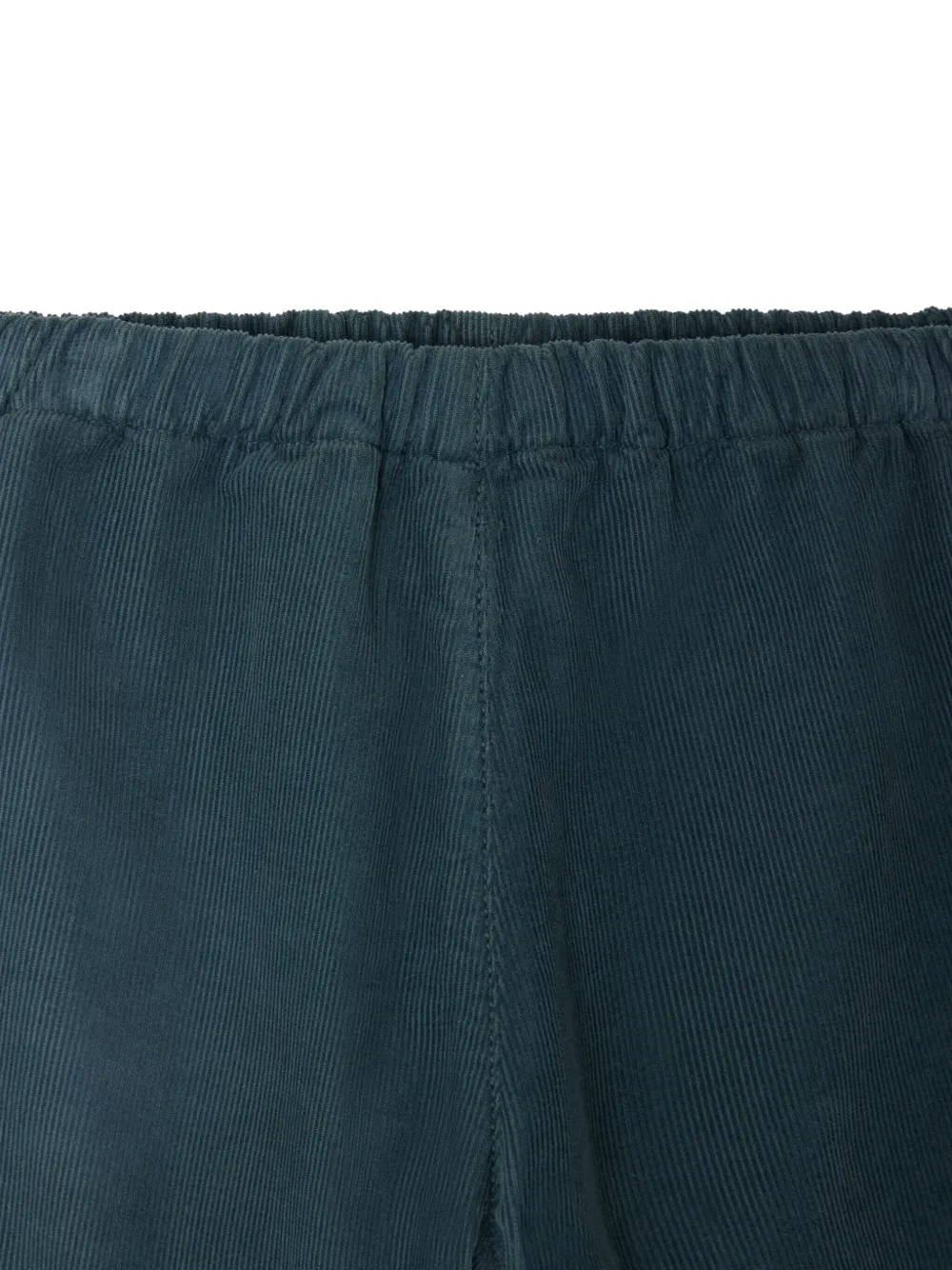 Bonpoint Dandy ribfluwelen broek met elastische taille Groen
