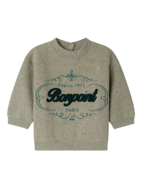 Bonpoint ロゴ スウェットシャツ | グリーン | FARFETCH JP