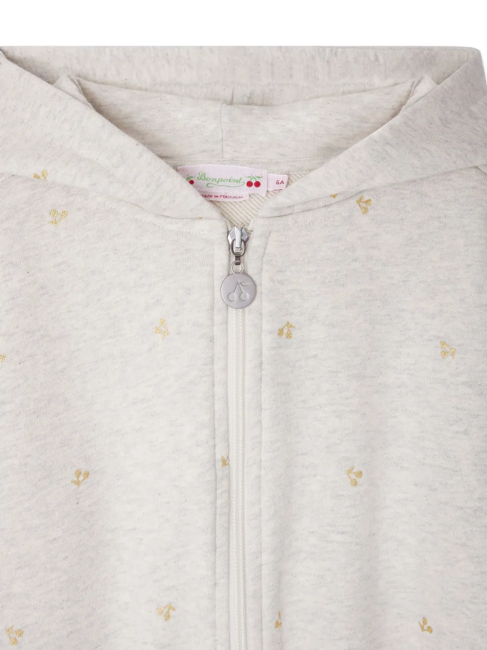 Bonpoint Talent Printed Hoodie In Gray