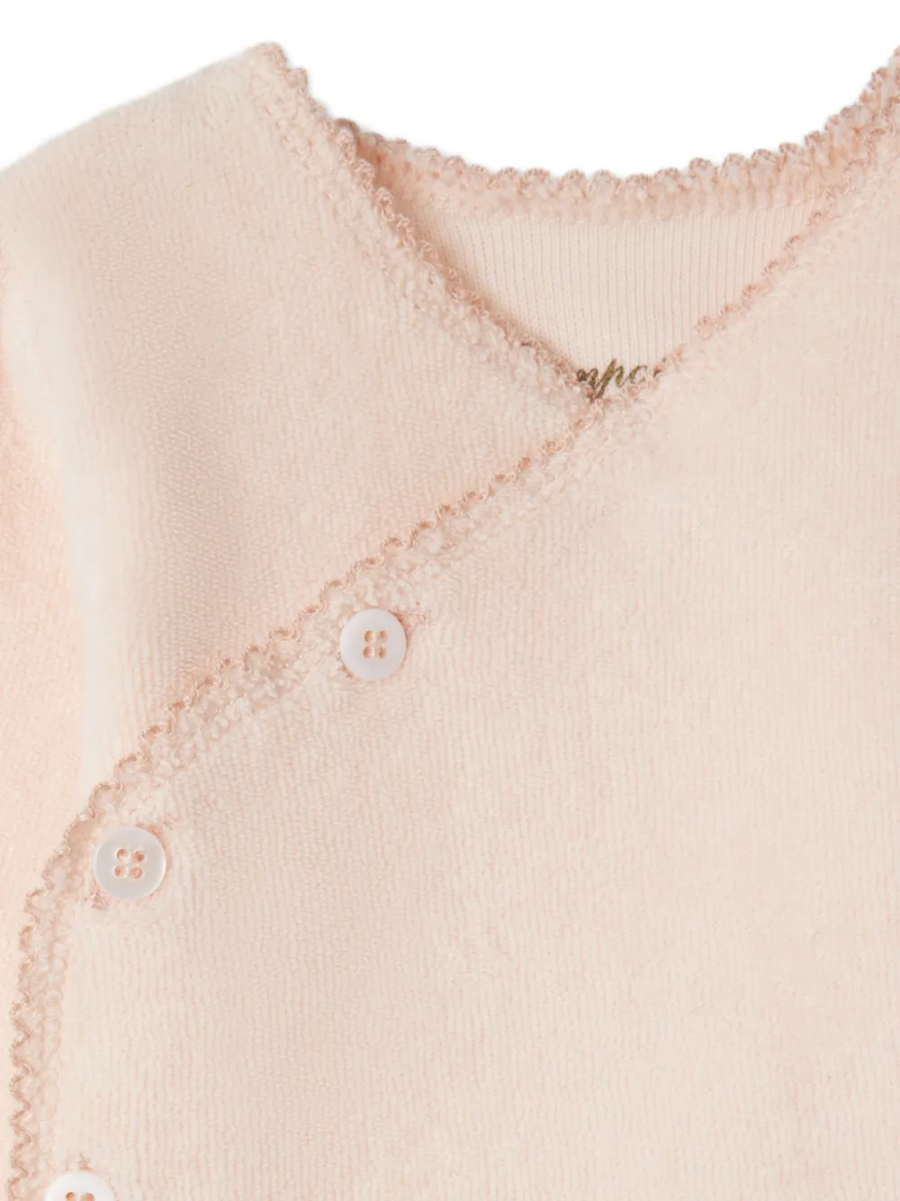 Bonpoint Frilled-edge Two-piece Set In Neutral
