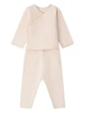 Bonpoint frilled-edge two-piece set - 021 ROSE PALE