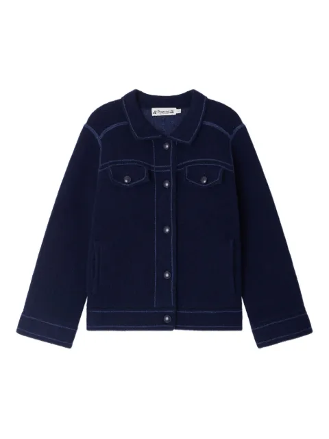 Bonpoint Jimena contrast-stitch cardigan