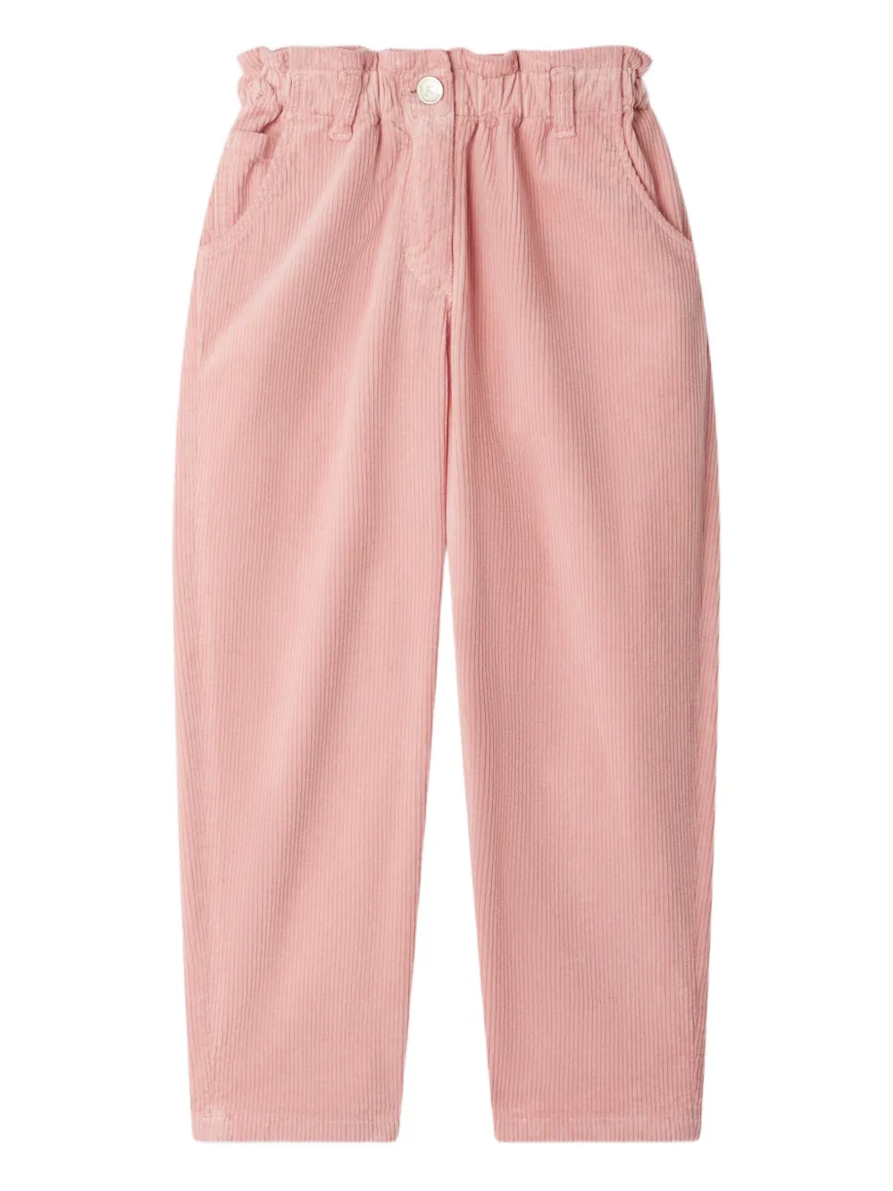 Bonpoint Ribfluwelen broek Roze
