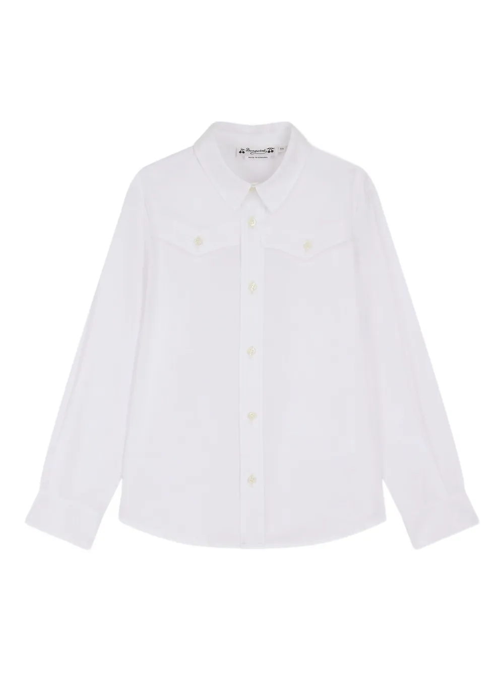 Bonpoint Jared shirt met zak Wit
