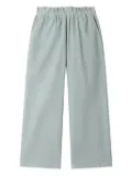Bonpoint elastic-waist corduroy trousers - Green