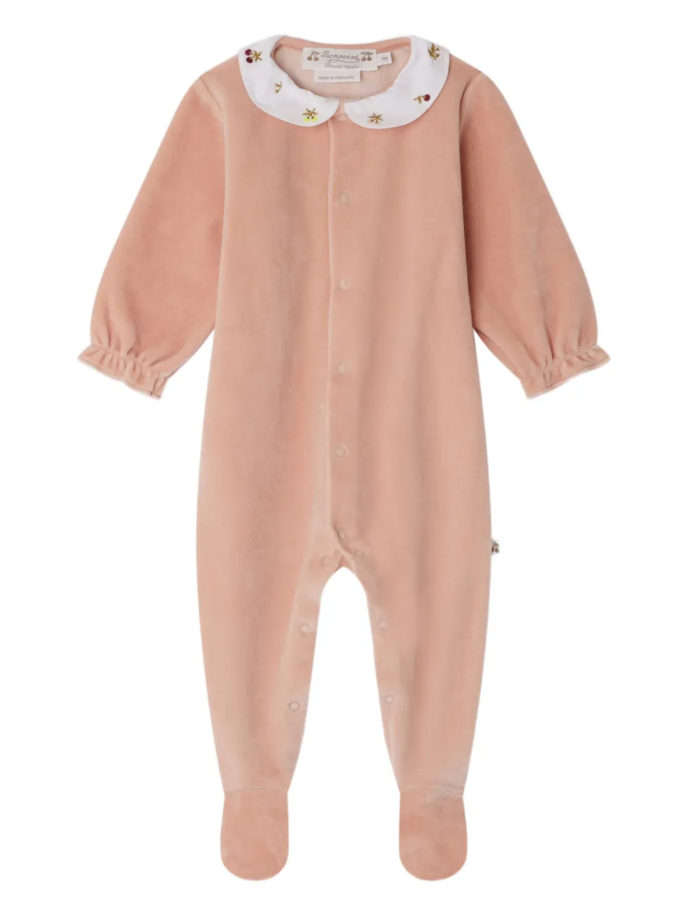 Bonpoint pijama con botones | rosado | Image 1