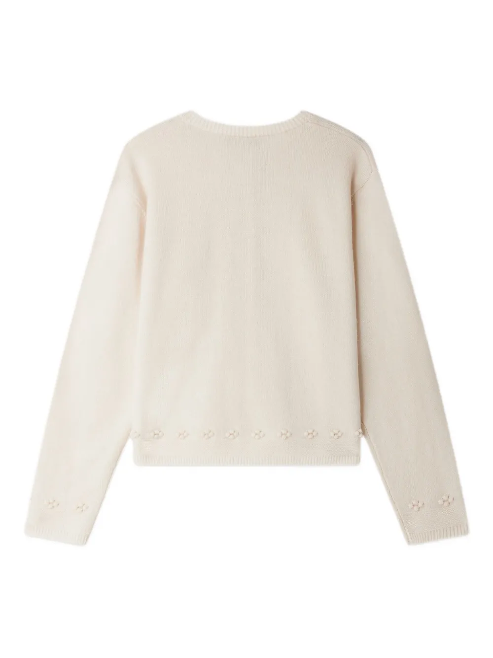 Bonpoint Gebreid vest Beige