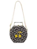 Bonpoint Jadore cherry-print round shoulder bag - Blue