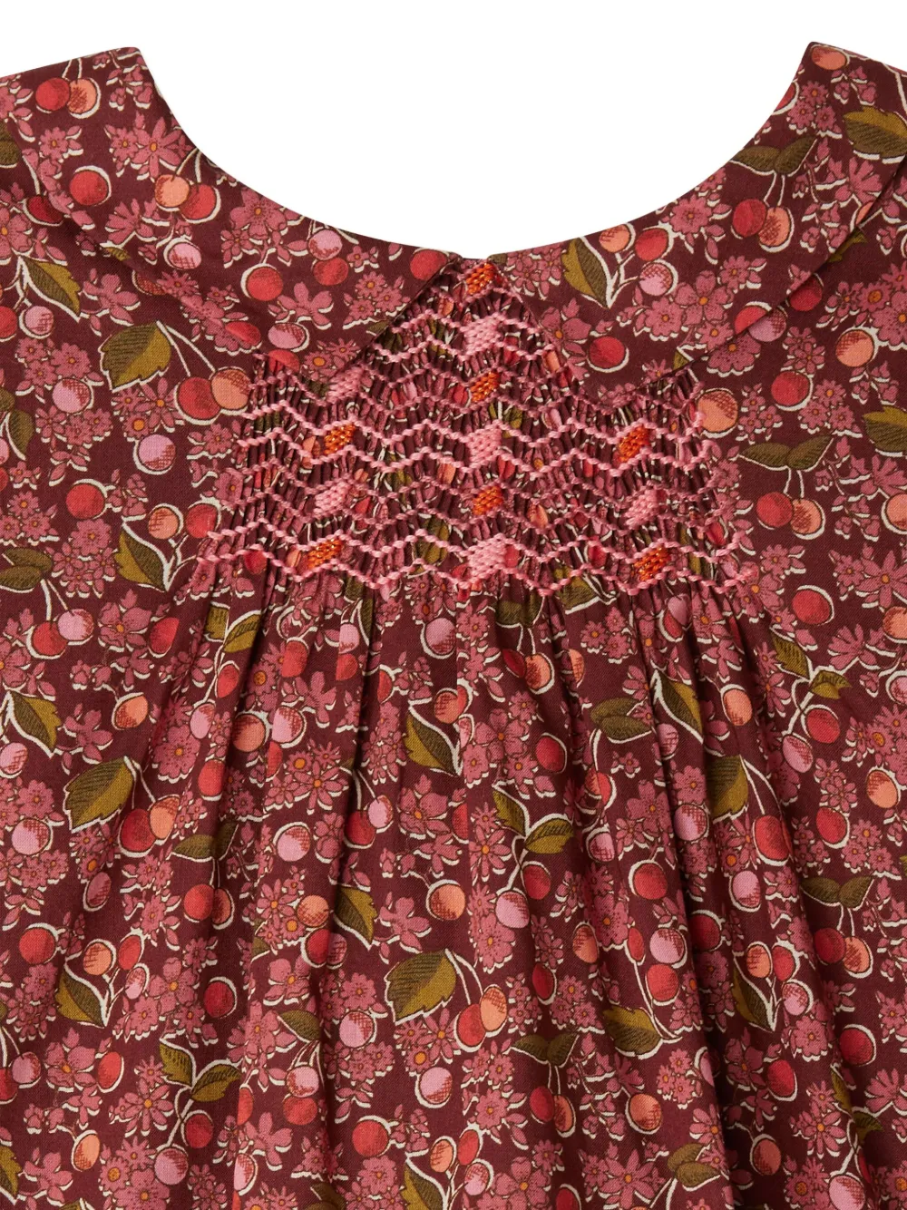 Bonpoint Juju jurk met bloemenprint Rood