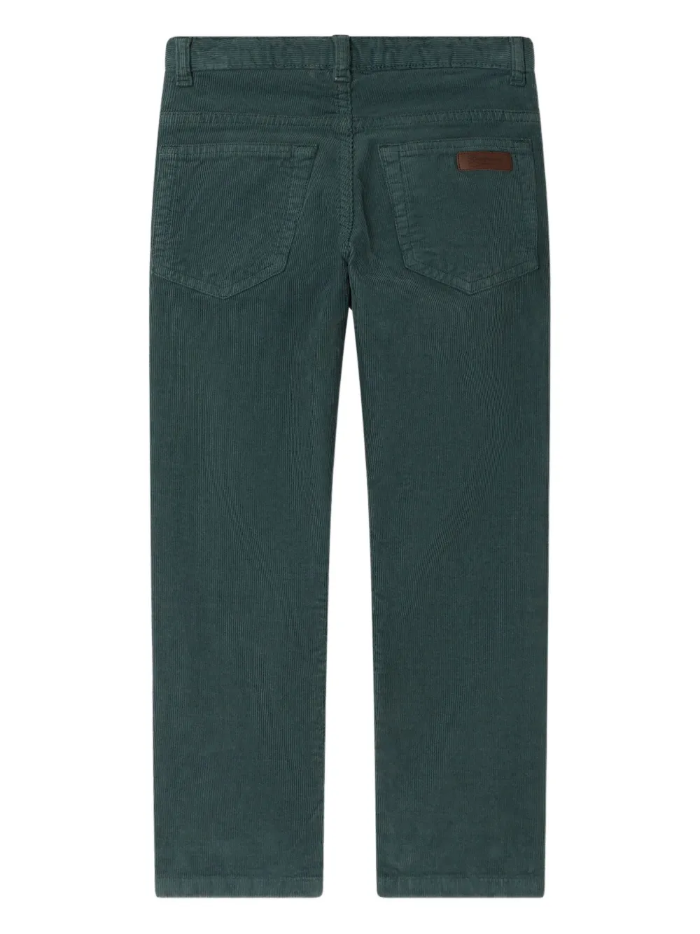 Bonpoint Jagger ribfluwelen broek met vijf zakken Groen