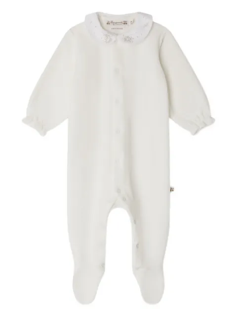 Bonpoint pijama con cuello bordado
