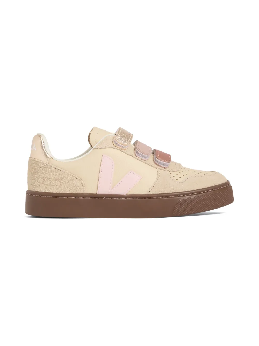 Bonpoint X Veja V-90 Strap Trainers In Neutral