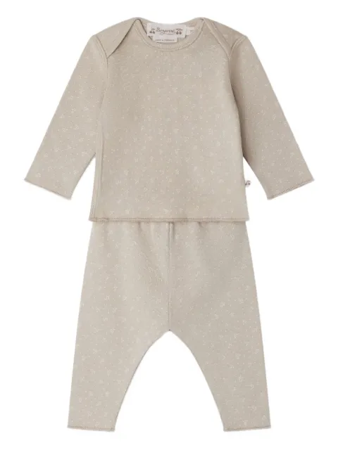 Bonpoint floral-print ribbed trouser set