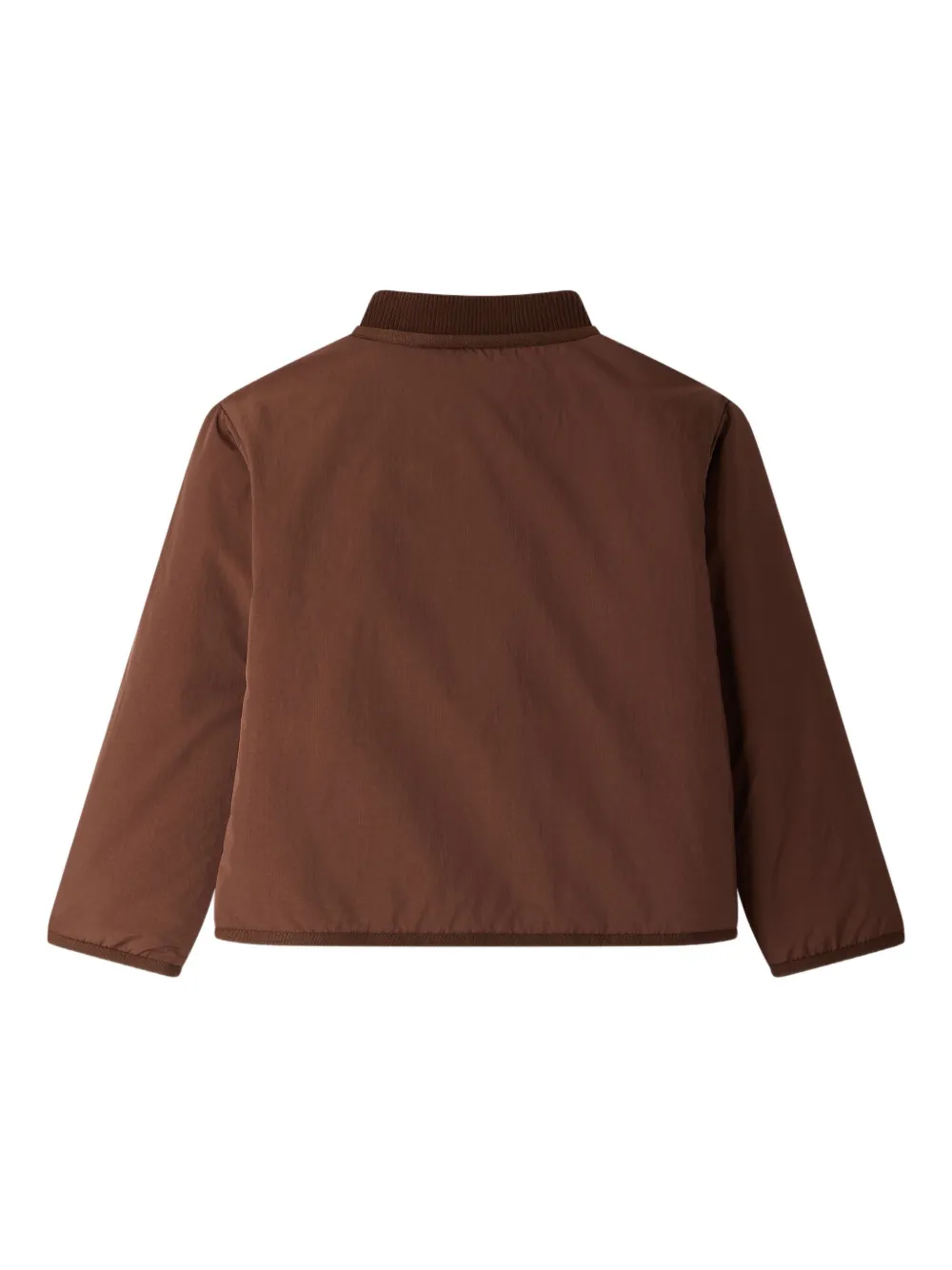 Bonpoint Jack met zakpatch en knoopsluiting Bruin
