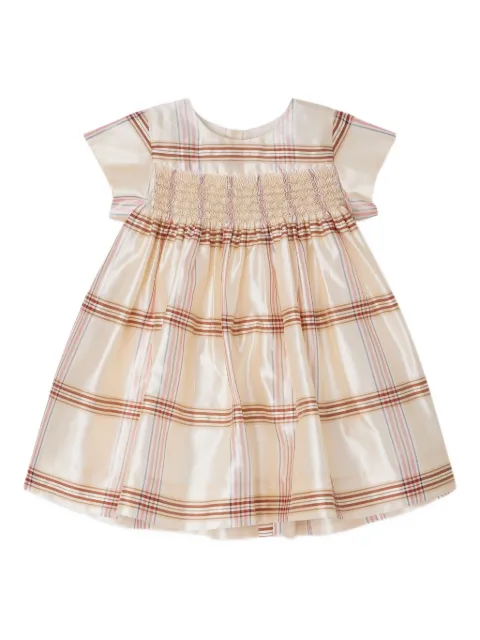 Bonpoint checked-print dress