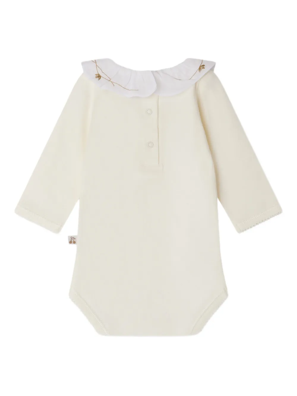 Bonpoint June embroidered ruffled collar bodysuit | Bodies | Image 2