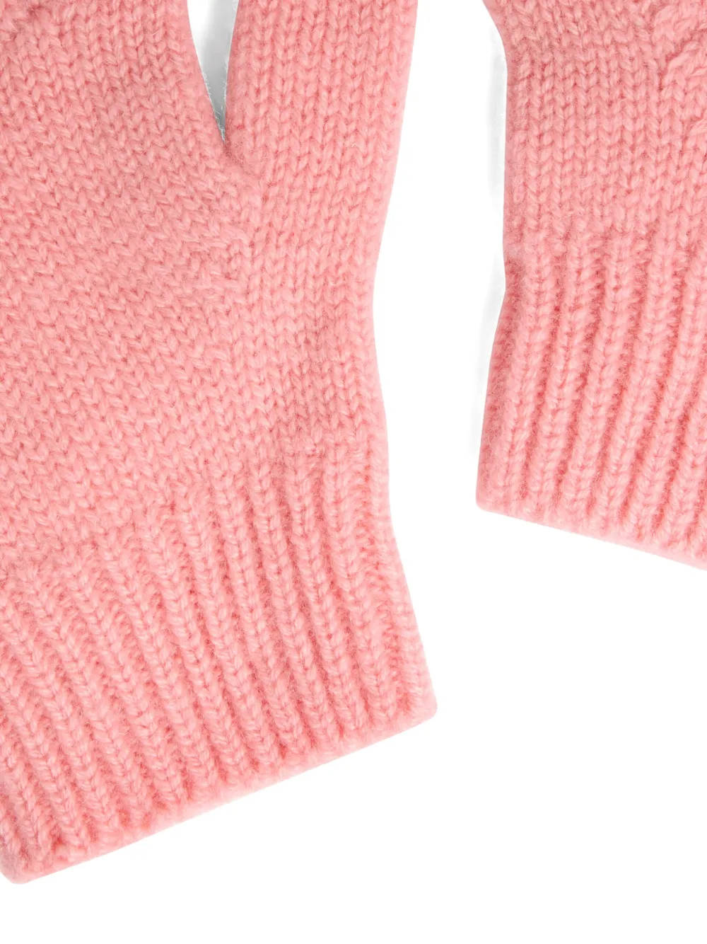 Bonpoint Kasjmier gebreide handschoenen Roze