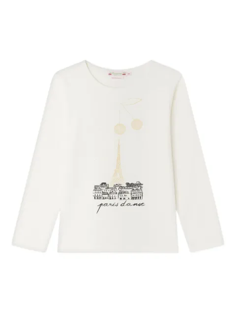 Bonpoint Eiffel-tower cherry T-shirt