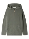 Bonpoint Tylcy hooded zip-up cardigan - Green