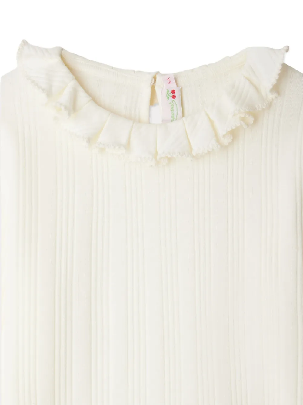 Bonpoint Bess T-shirt met ruches Wit