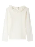 Bonpoint Bess ruffled-trim T-shirt - White