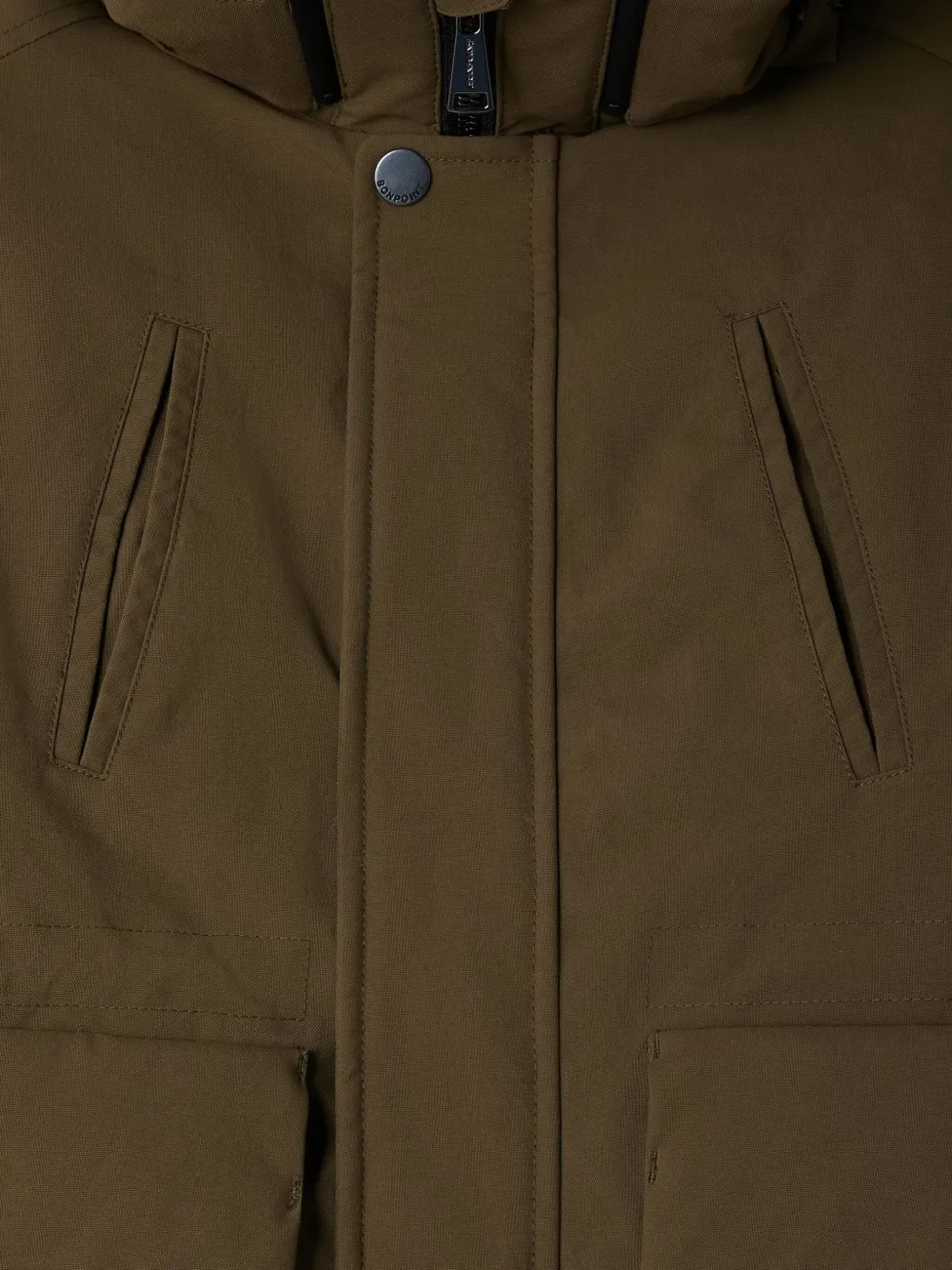 Bonpoint Jeremiah parka met capuchon Groen