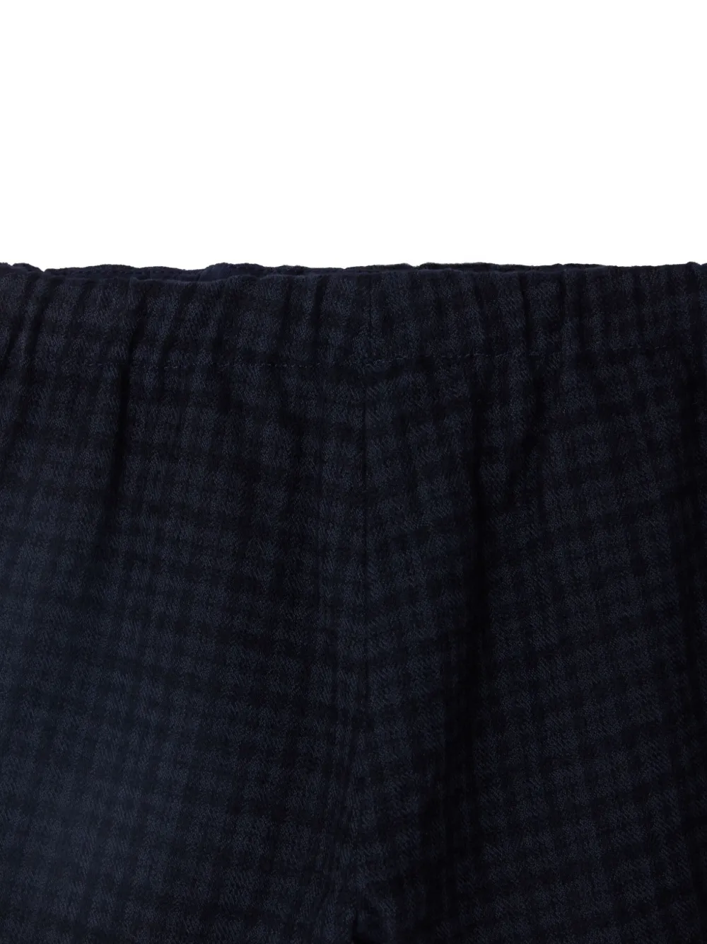 Bonpoint Dandy broek met elastische taille en gingham ruit Blauw