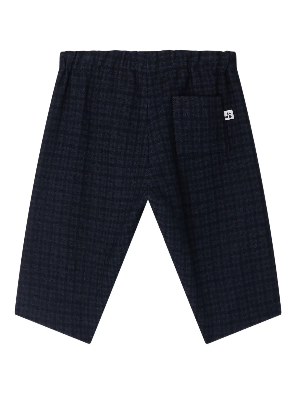Bonpoint Dandy broek met elastische taille en gingham ruit Blauw