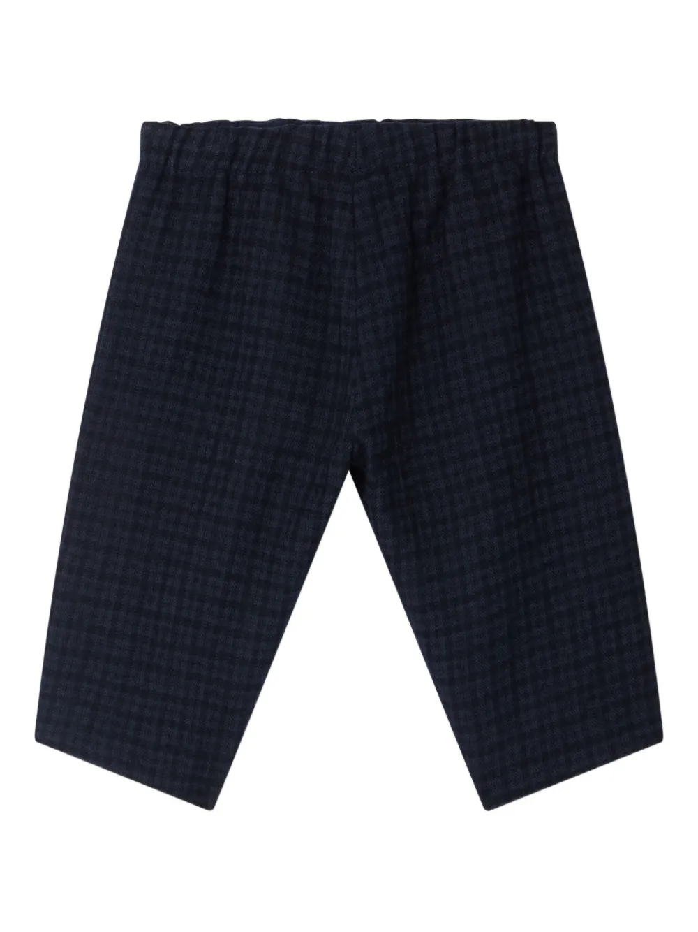 Bonpoint Dandy broek met elastische taille en gingham ruit Blauw