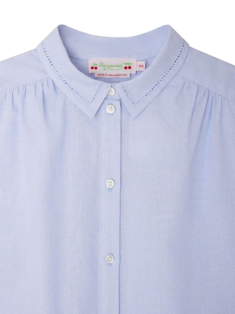 Bonpoint Basiline katoenen shirt Blauw