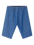 Bonpoint Dandy elastic-waist denim trousers - Blue
