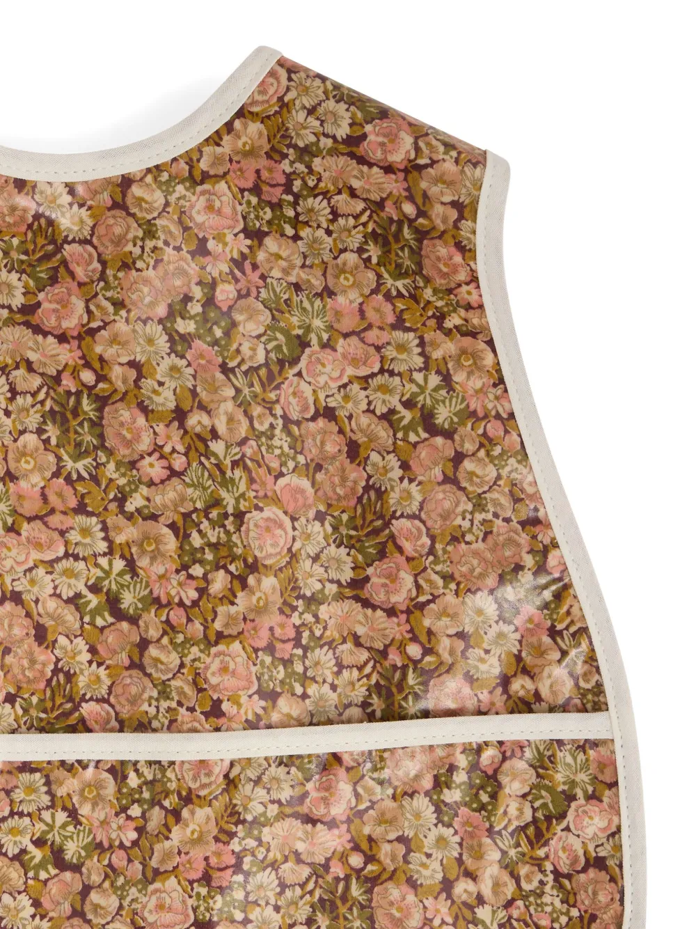 Bonpoint Jlip Liberty slabbetje met bloemenprint Beige