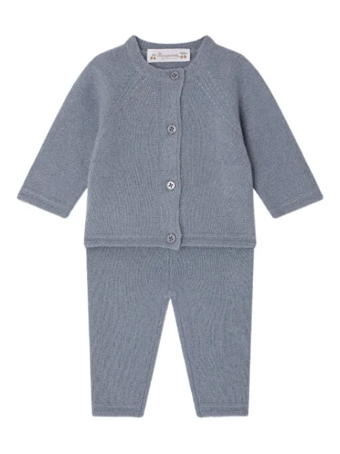 Bonpoint Jeannot button-front cashmere set
