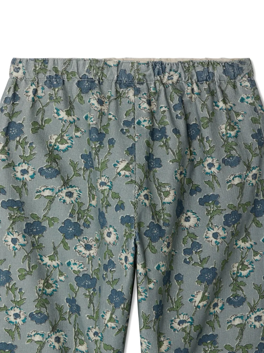 Bonpoint Dandy broek met elastische taille en bloemenprint Groen