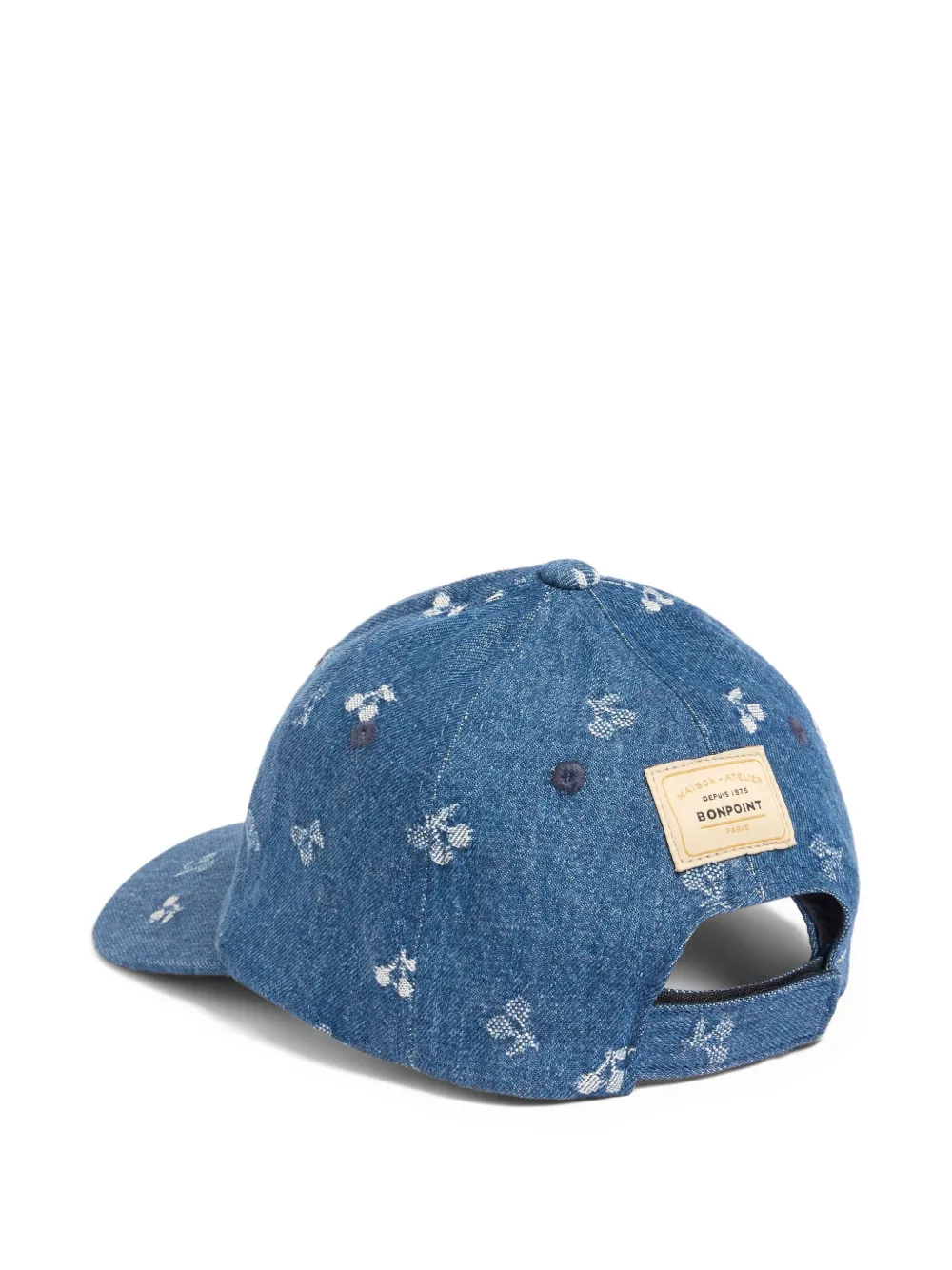 Bonpoint Pet met kersenprint - Blauw