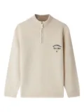Bonpoint Gert half-zip high-neck jumper - Neutrals